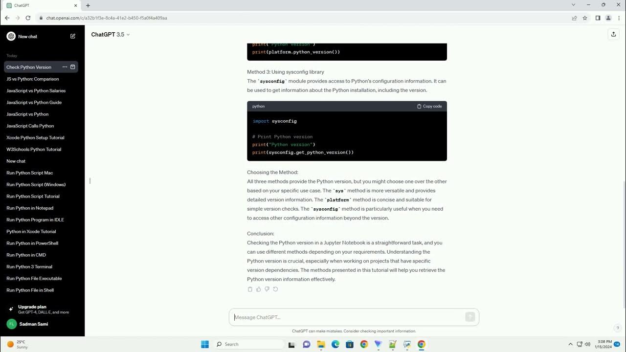 jupyter notebook check python version - YouTube