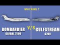 The comparison of Bombardier Global 7500 and Gulfstream 700 new beast #USA #Europe #Canada
