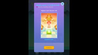 rolling sky weekly match dynamic cube