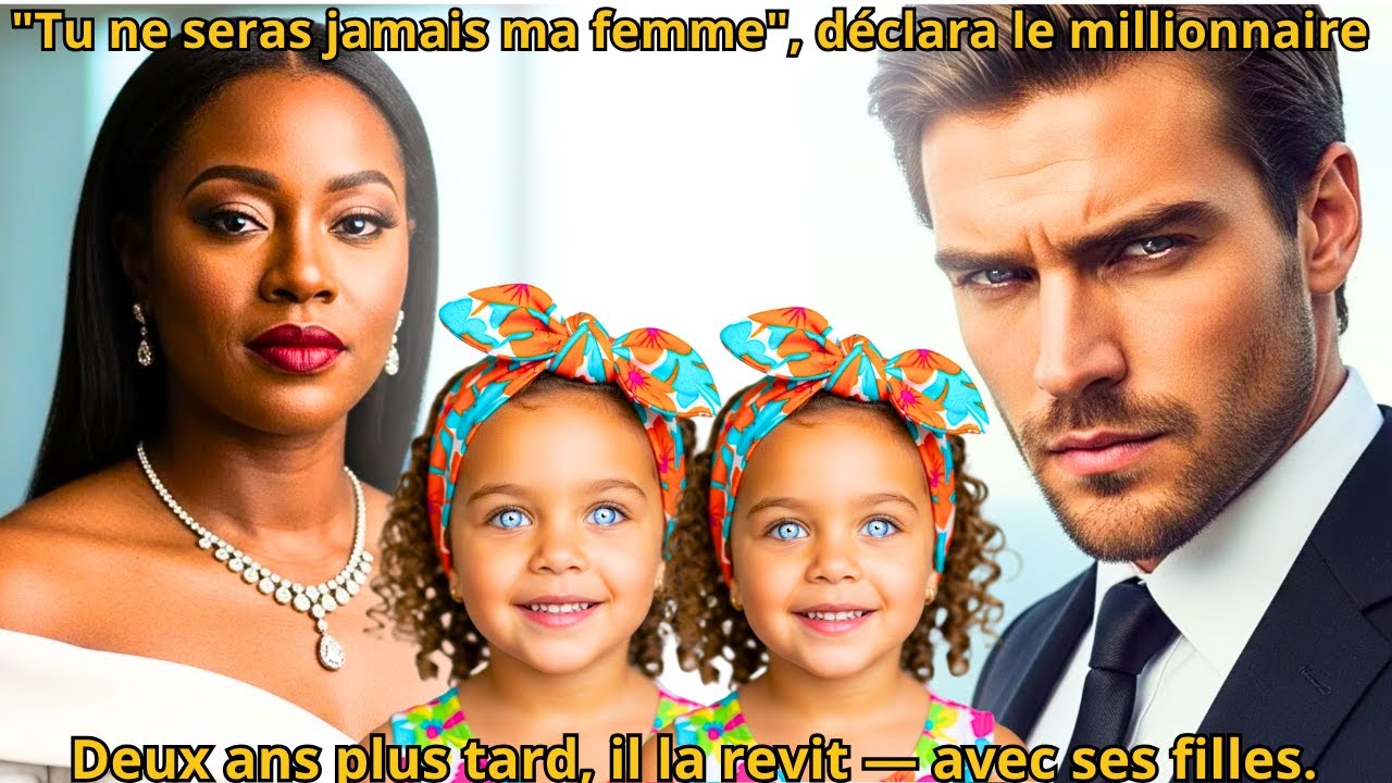 Tu ne seras jamais ma femme, dit le millionnaire. Deux ans plus tard, il la revit - avec ses filles.
