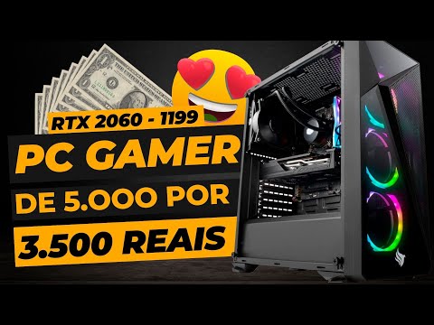 Montamos um PC Gamer de 5.000 com ( 3.500 Reais ) Roda TUDO GTA RP, Fortnite, PUBG