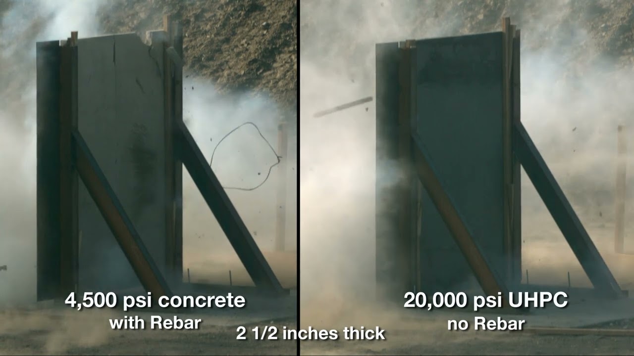 Glogreen UHPC Blast Test full