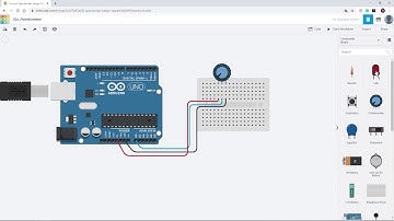 Tinkercad Arduino 可變電阻設置 [02c]