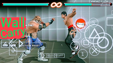 KING WALL CARRY COMBO TUTORIAL | WITH INPUT INFORMATION | TEKKEN 6 | ANDROID PPSSPP