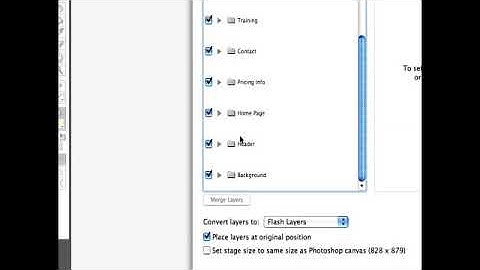 Importing Photoshop Files into Flash CS3