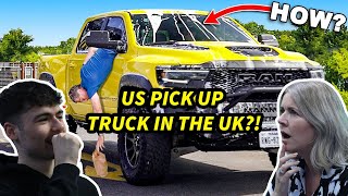 Living with a 3 ton US pick-up in the UK! British Family Reacts!