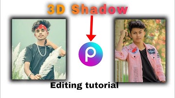 Instagram 3d Shadow Photo Editing | How To Make 3d Shadow | Picsart 3d Editing