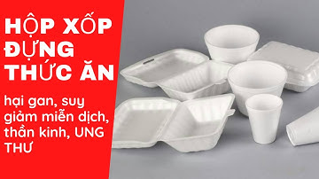 HỘP XỐP làm từ chất phế thải y tế, đồ dùng gia đình? | GÂY HẠI CHO GAN, THẦN KINH VÀ GÂY UNG THƯ!