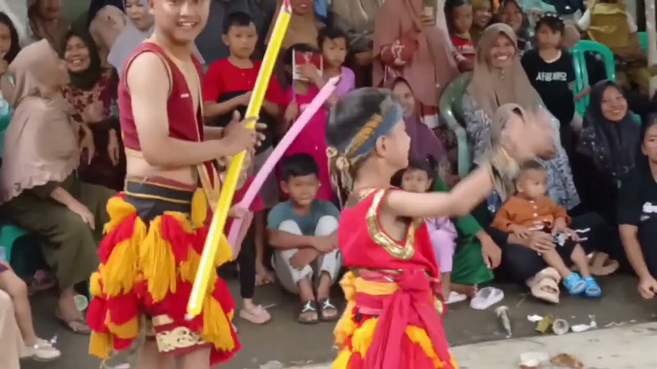 PENUH CANDA TAWA !!! DIBALIK AKSI GANONG CILIK SINGO WAHYU BUDOYO TERBARU LIVE POJOKSARI ROWOSARI