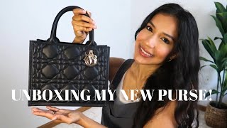 Designer Purse Unboxing! | Bougie on a Budget Edition! |(Dior Book Tote Macrocannage) ft. Babalabags