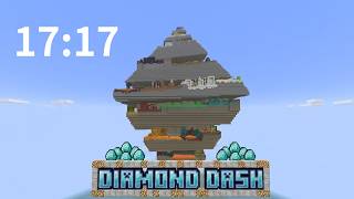 Minecraft Diamond Dash Parkour in 17:17