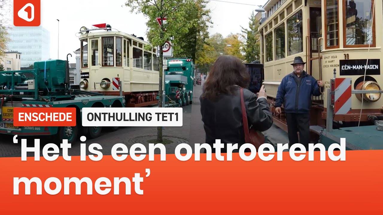 Historisch trammetje voor één dag terug in Enschede