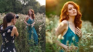 Backlit Natural Light Photoshoot, Behind The Scenes with Canon 85mm 1.2 lens