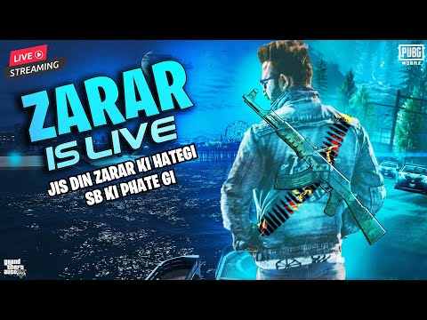 GTA 5 ROLEPLAY - PUBG MOBILE LIVE STREAM - ZARAR LIVE