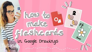 How to make educational flashcards in Google Drawings - Flash Card Tutorial screenshot 2