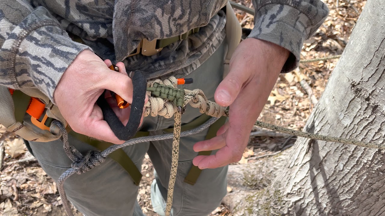 Saddle Hunting Ropes Part 5 Lineman s Belt Tether And Rappel Rope Saddle Hunting Ropes Part 5 Lineman s Belt Tether And Rappel Rope