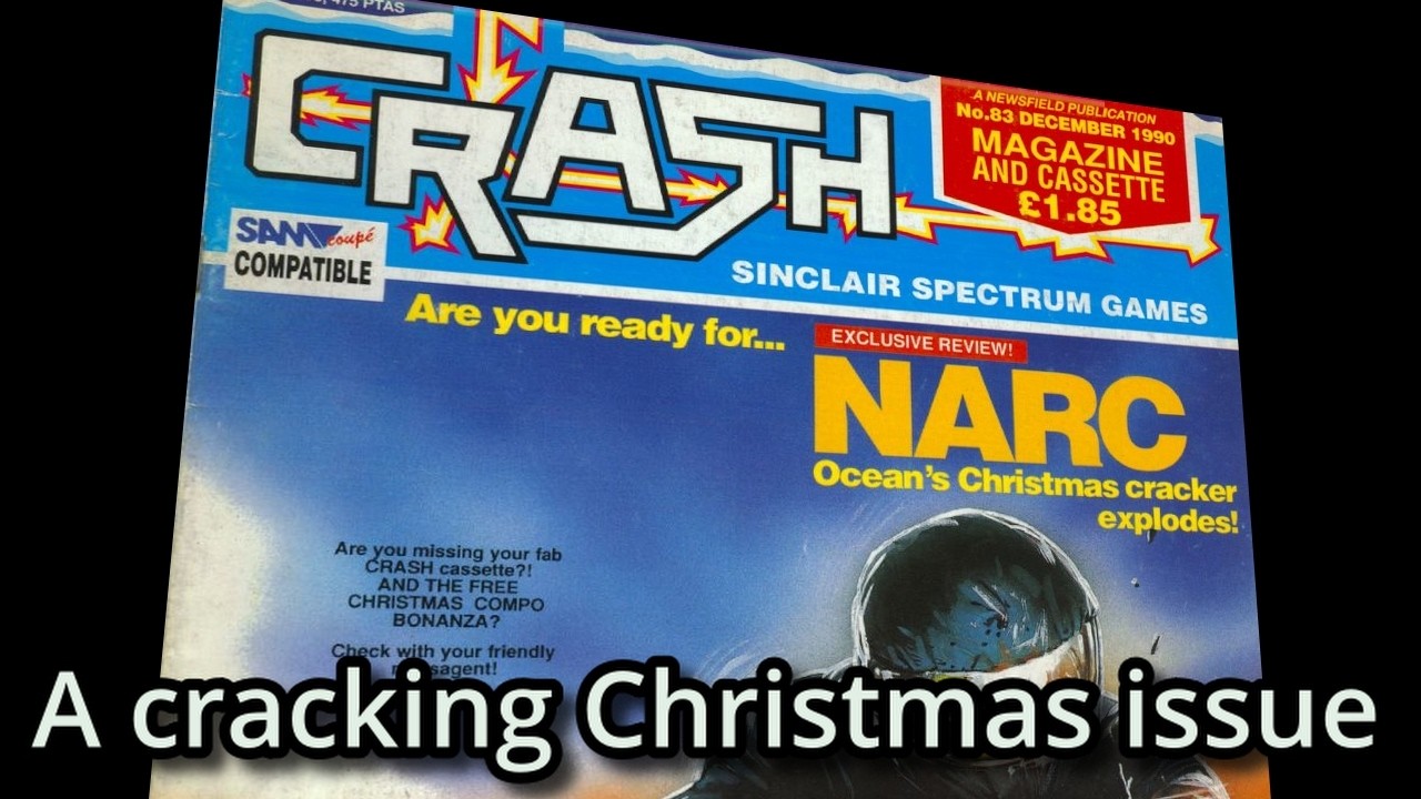 Crash Issue 83 - Top 10 ZX Spectrum games from Christmas 1990