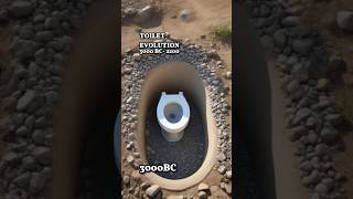 Toilet evolution across the times #ai #evolution