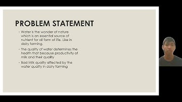 Final year project:Drinking Water Quality Monitoring System For Dairy Farming