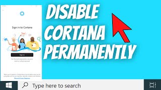 How To Disable Cortana Permanently in Windows 10 [EASY WAY]