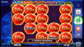 ONLINE SLOTS Magic Apple Biggest Win On A New Slot From Booongo screenshot 1