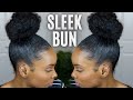 TOP KNOT BUN TUTORIAL ON NATURAL HAIR