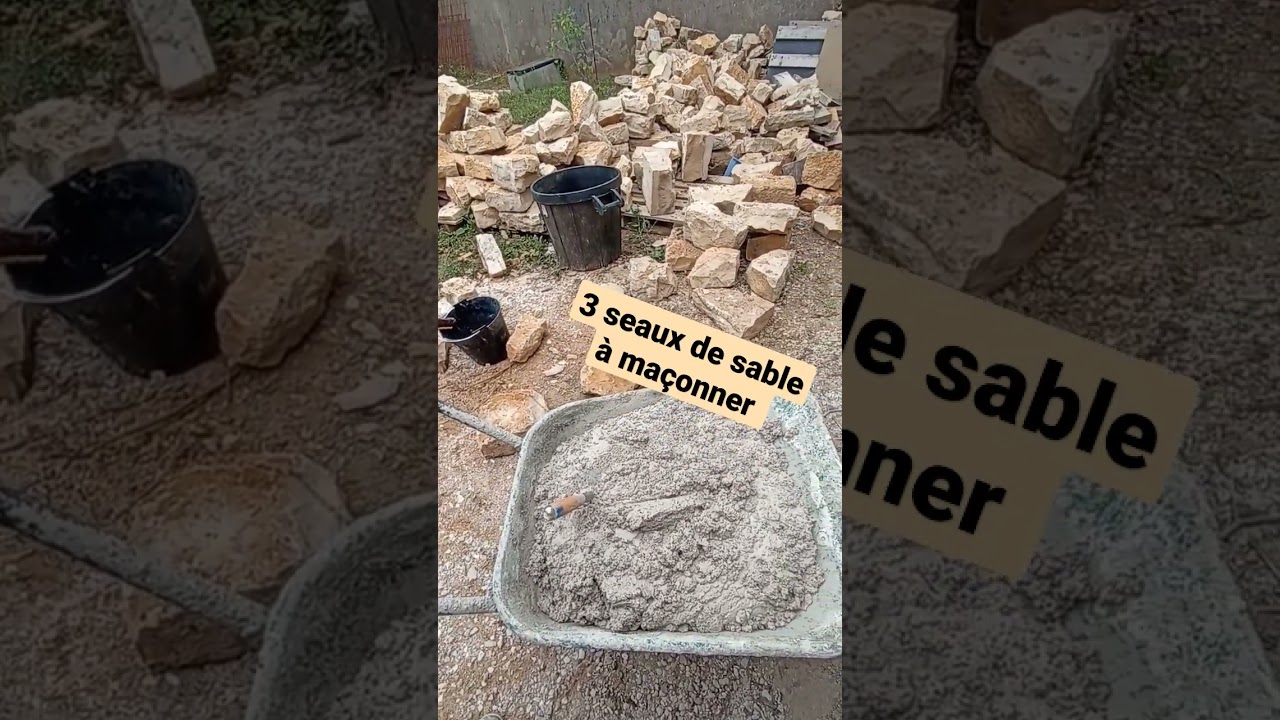Ma recette du mortier pour maçonner la Pierre
