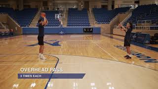 Basketball: Passing- Bounce, Chest, & Overhead