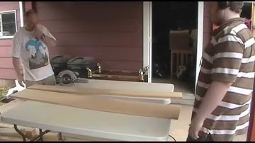 My Computer Gaming Peripherals Chapter 1 The Desk part 2 Cutting