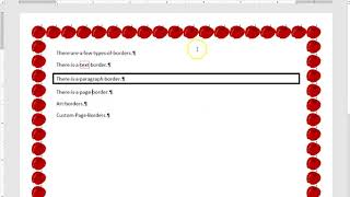 40 Page Borders Word 2016