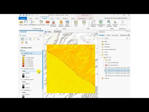 How to create raster data from Lidar data in ArcGIS Pro