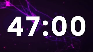 47 Minute Timer - 2820 seconds Timer - countdown -  clean and simple [ELECTRIC]