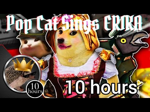 Pop Cat Sings ERIKA 10 hours