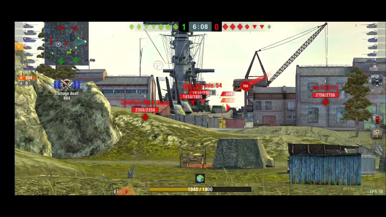 WoT Blitz - Sheridan Yamato Harbor map