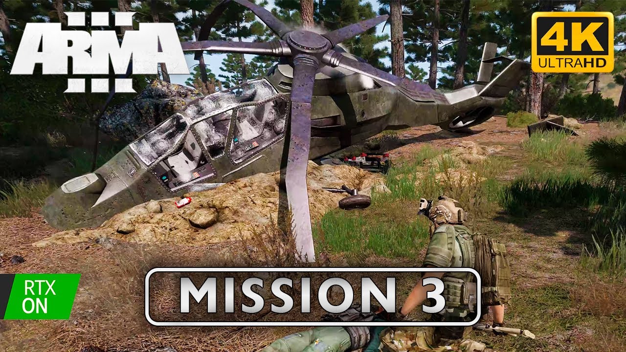 〈4K〉ArmA 3 The East Wind: Blackfoot Down Campaign Walkthrough - No Commentary GamePlay