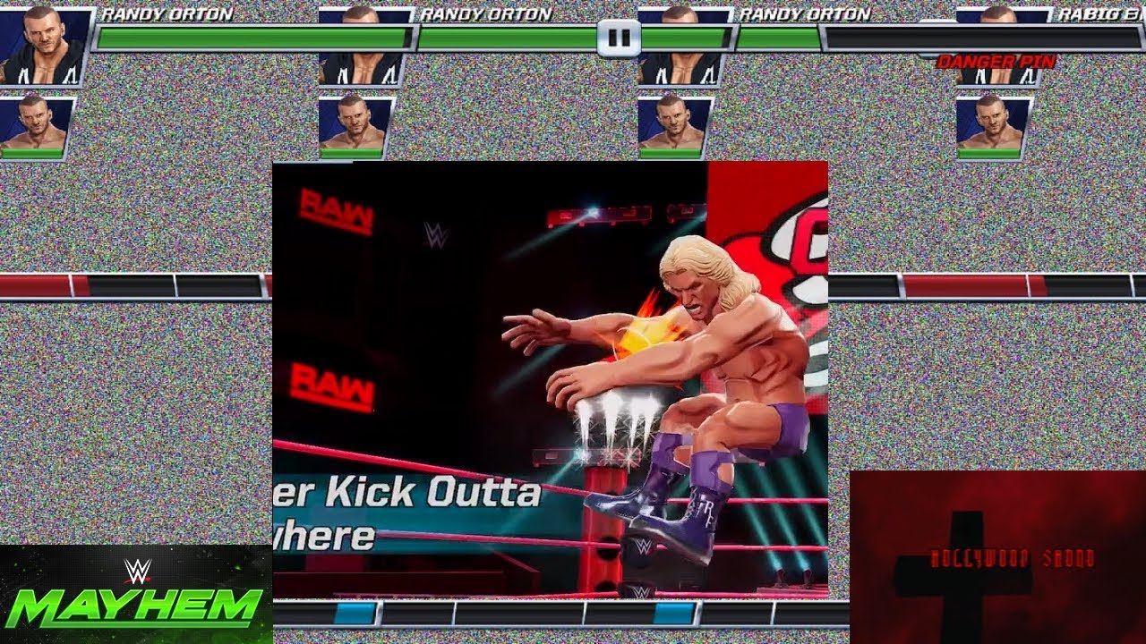 WWE Mayhem - Double Team Moves with 2 of the same Superstar Crash the Game