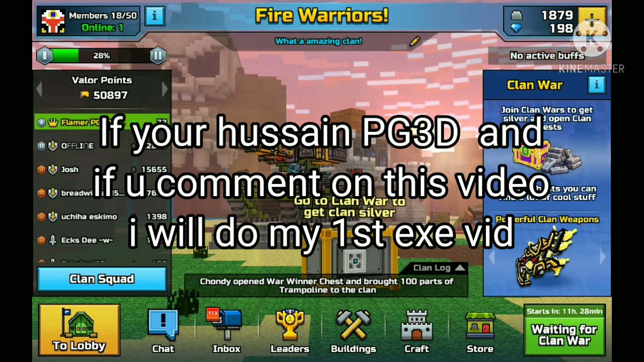 If hussain Pg3d comments on this video I will do a exe video