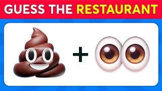 Guess the Fast Food Restaurant by Emoji 🍔🍕 Emoji Quiz | Quiz Galaxy