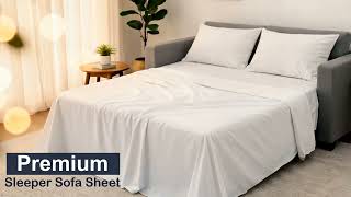 Egyptian Cotton Sleeper Sofa Sheets | Perfect Fit for Sofa Beds & Pull-Out Beds