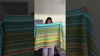 Finally finished my 2025 temperature blanket… in June 2026 😮💨