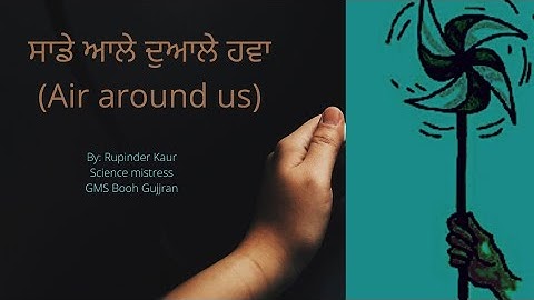 Science class 6th Lesson 15 "Air Around Us "