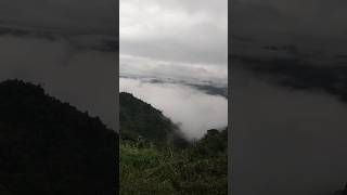 biển mây cực đẹp trên đỉnh núi nhìn xuống cung đường đi kon tum về quảng ngãi #shorts