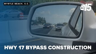 'It bottlenecks every day': Hwy. 17 construction frustrates Myrtle Beach drivers