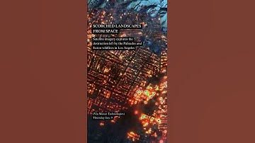 Satellite imagery captures the destruction left by the Palisades and Eaton wildfires in Los Angeles
