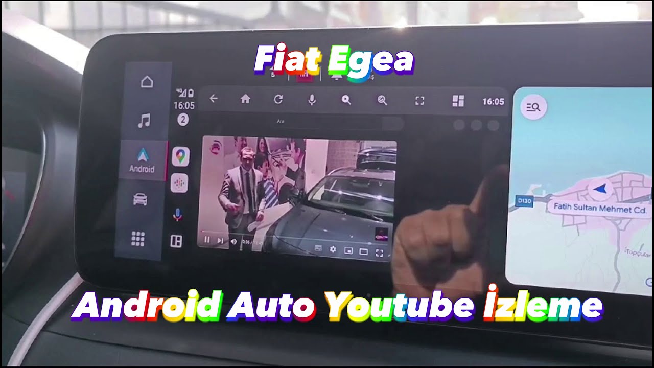 Fiat Egea Cross Wagon Lounge Android Auto Youtube İzlemeegea YouTube