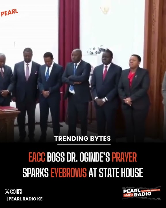 EACC Boss Dr. Oginde’s Prayer Sparks Eyebrows at State House