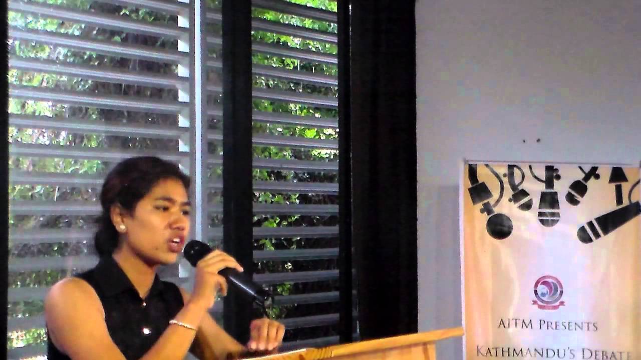 KDM 2014: Nepali Finals (Reply Speech)