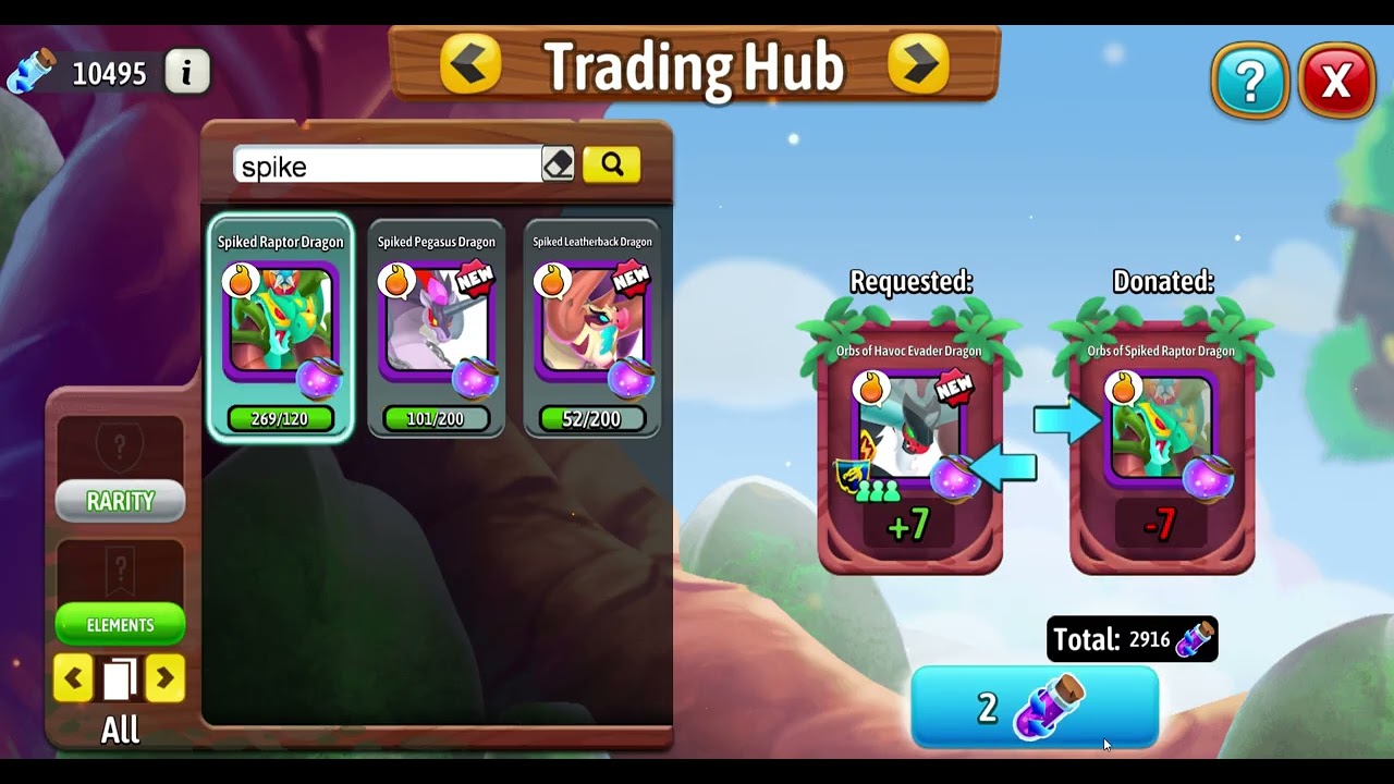 Dragon City Hatching Masquerade Dragon