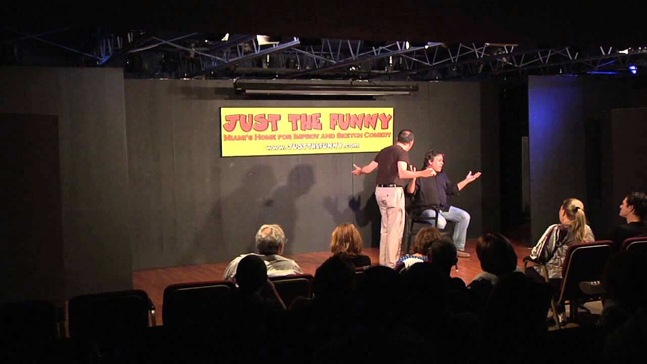 David Razowsky with Tom Neile at Just The Funny