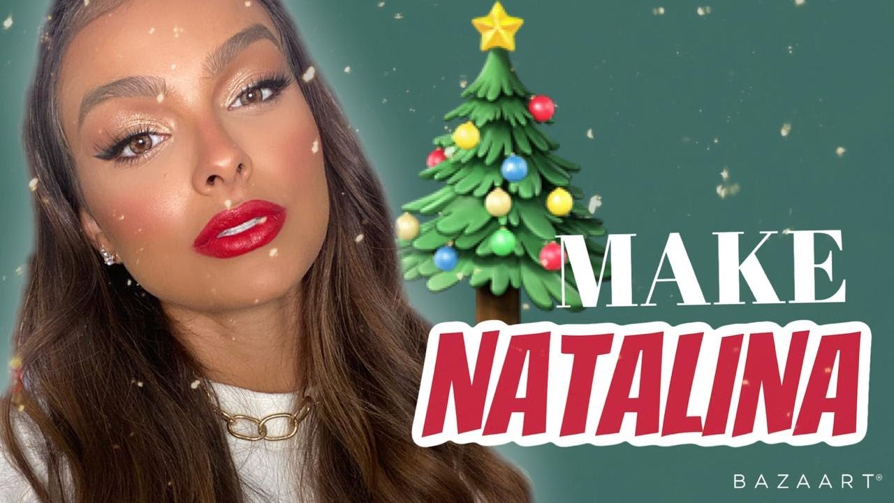 MAKE PARA O NATAL: DELINEADO +BATOM VERMELHO!